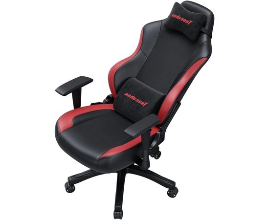 Кресло игровое Anda Seat Luna Color PVC Size L Black/Red (AD18-48-BR-PV), изображение 8 Кресло игровое Anda Seat Luna Color PVC Size L Black/Red (AD18-48-BR-PV), изображение 8