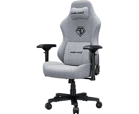 Кресло игровое Anda Seat Phantom 3 Pro Fabric Size L Grey (AD18YC-06-G-F), изображение 3 Кресло игровое Anda Seat Phantom 3 Pro Fabric Size L Grey (AD18YC-06-G-F), изображение 3