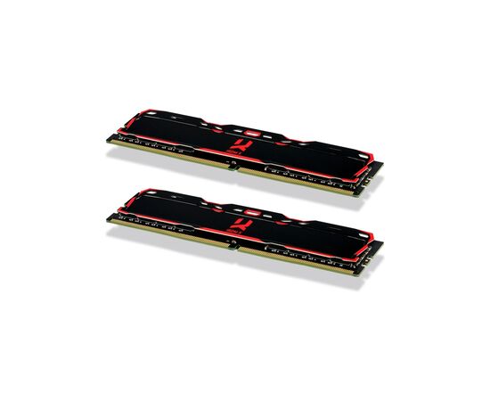 Модуль памяти для компьютера DDR4 32GB (2x16GB) 3200 MHz IRDM Black Goodram (IR-X3200D464L16A/32GDC), изображение 2 Модуль памяти для компьютера DDR4 32GB (2x16GB) 3200 MHz IRDM Black Goodram (IR-X3200D464L16A/32GDC), изображение 2