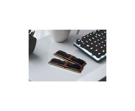 Модуль памяти для компьютера DDR4 32GB (2x16GB) 3200 MHz IRDM Black Goodram (IR-X3200D464L16A/32GDC), изображение 3 Модуль памяти для компьютера DDR4 32GB (2x16GB) 3200 MHz IRDM Black Goodram (IR-X3200D464L16A/32GDC), изображение 3