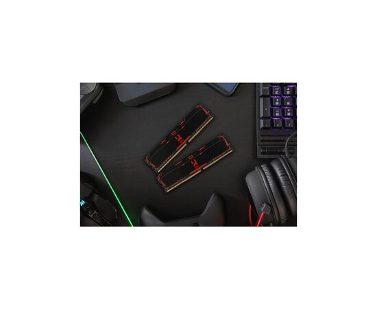Модуль памяти для компьютера DDR4 32GB (2x16GB) 3200 MHz IRDM Black Goodram (IR-X3200D464L16A/32GDC), изображение 4 Модуль памяти для компьютера DDR4 32GB (2x16GB) 3200 MHz IRDM Black Goodram (IR-X3200D464L16A/32GDC), изображение 4