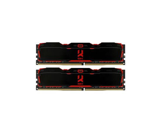 Модуль пам'яті для комп'ютера DDR4 32GB (2x16GB) 3200 MHz IRDM Black Goodram (IR-X3200D464L16A/32GDC)