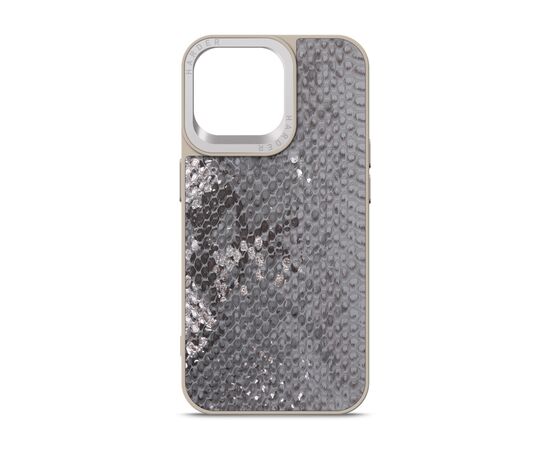 Чехол для мобильного телефона Harder Snake Pattern Apple iPhone 14 Pro Max Grey Silver (ARM76816)