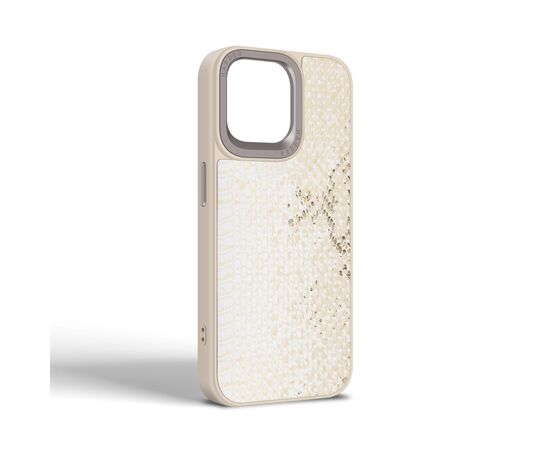 Чохол до мобільного телефона Harder Snake Pattern Apple iPhone 14 Pro Max White Cream (ARM76813), зображення 2 Чохол до мобільного телефона Harder Snake Pattern Apple iPhone 14 Pro Max White Cream (ARM76813), зображення 2