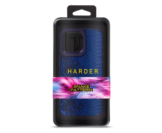Чехол для мобильного телефона Harder Snake Pattern Apple iPhone 15 Pro Max Blue Mystic (ARM76802), изображение 3 Чехол для мобильного телефона Harder Snake Pattern Apple iPhone 15 Pro Max Blue Mystic (ARM76802), изображение 3