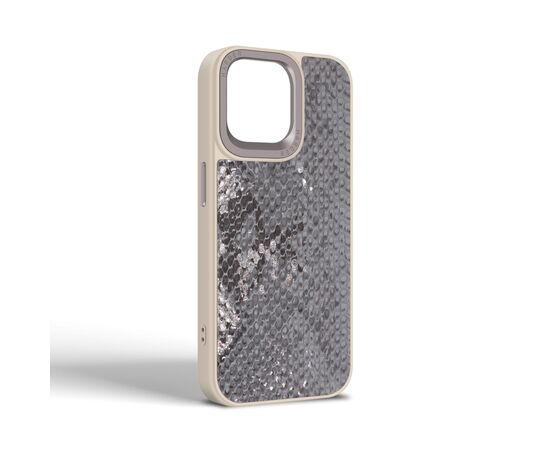 Чехол для мобильного телефона Harder Snake Pattern Apple iPhone 15 Pro Max Grey Silver (ARM76804), изображение 2 Чехол для мобильного телефона Harder Snake Pattern Apple iPhone 15 Pro Max Grey Silver (ARM76804), изображение 2
