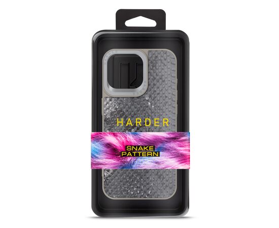 Чехол для мобильного телефона Harder Snake Pattern Apple iPhone 15 Pro Max Grey Silver (ARM76804), изображение 3 Чехол для мобильного телефона Harder Snake Pattern Apple iPhone 15 Pro Max Grey Silver (ARM76804), изображение 3