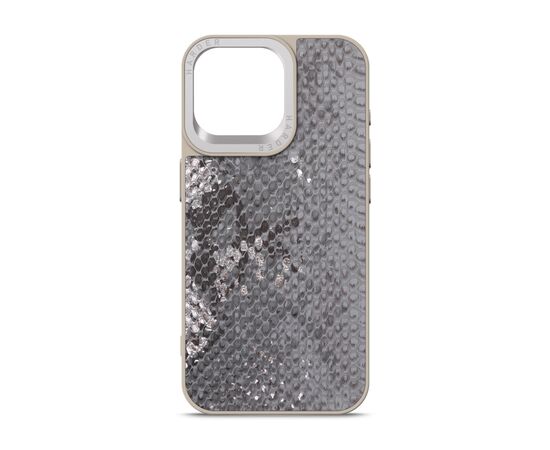 Чехол для мобильного телефона Harder Snake Pattern Apple iPhone 15 Pro Max Grey Silver (ARM76804)
