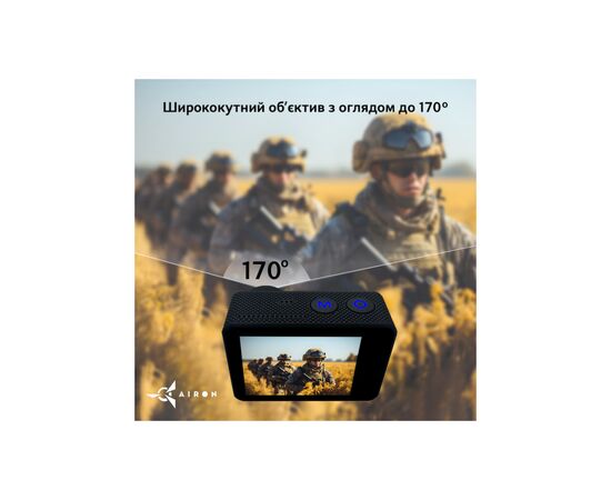 Экшн-камера AirOn ProCam 8 Tactical Helm Kit (4822356754510), изображение 6 Экшн-камера AirOn ProCam 8 Tactical Helm Kit (4822356754510), изображение 6