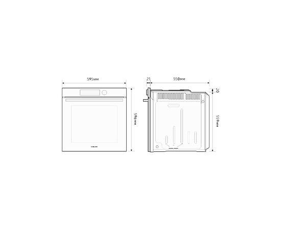 Духовой шкаф Samsung NV7B4445UAS/WT, изображение 10 Духовой шкаф Samsung NV7B4445UAS/WT, изображение 10