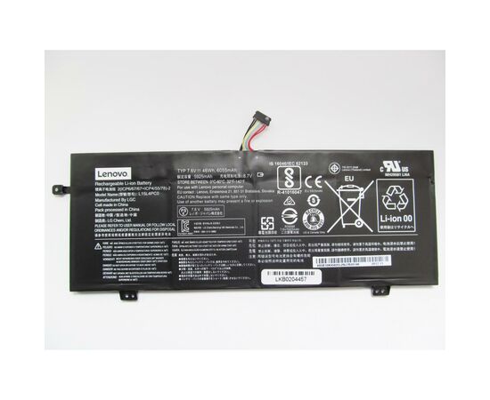 Аккумулятор для ноутбука Lenovo IdeaPad 710S-13 L15M4PC0, 6055mAh (46Wh), 4cell, 7.6V, Li-io (A47497)