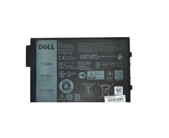 Аккумулятор для ноутбука Dell Latitude 54247WNW1, 51Wh(4342mAh), 3cell, 11.4V, Li-ion (A47716)