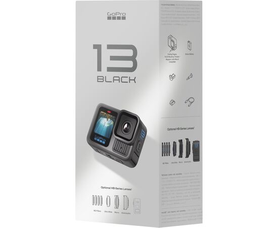 Экшн-камера GoPro HERO13 Black + Enduro + SD Card + Handler Floating (CHDRB-131-RW), изображение 12 Экшн-камера GoPro HERO13 Black + Enduro + SD Card + Handler Floating (CHDRB-131-RW), изображение 12