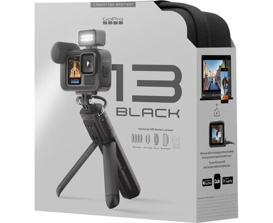 Экшн-камера GoPro HERO13 Black Creator Edition (CHDFB-131-EU), изображение 11 Экшн-камера GoPro HERO13 Black Creator Edition (CHDFB-131-EU), изображение 11
