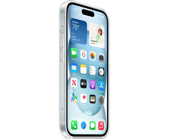 Чохол до мобільного телефона Apple iPhone 15 Clear Case with MagSafe (MXRK3ZM/A), зображення 3 Чохол до мобільного телефона Apple iPhone 15 Clear Case with MagSafe (MXRK3ZM/A), зображення 3