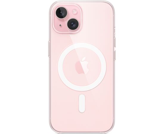 Чохол до мобільного телефона Apple iPhone 15 Clear Case with MagSafe (MXRK3ZM/A), зображення 4 Чохол до мобільного телефона Apple iPhone 15 Clear Case with MagSafe (MXRK3ZM/A), зображення 4