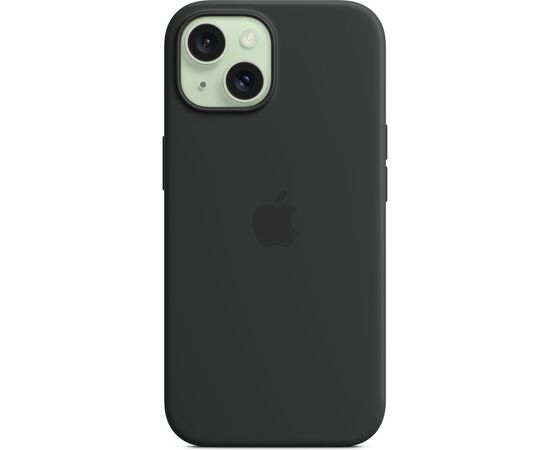 Чехол для мобильного телефона Apple iPhone 15 Silicone Case with MagSafe - Black,Model A3123 (MXPD3ZM/A), изображение 6 Чехол для мобильного телефона Apple iPhone 15 Silicone Case with MagSafe - Black,Model A3123 (MXPD3ZM/A), изображение 6
