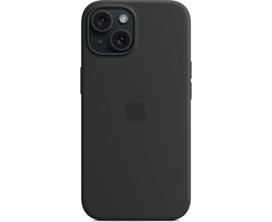 Чехол для мобильного телефона Apple iPhone 15 Silicone Case with MagSafe - Black,Model A3123 (MXPD3ZM/A), изображение 7 Чехол для мобильного телефона Apple iPhone 15 Silicone Case with MagSafe - Black,Model A3123 (MXPD3ZM/A), изображение 7