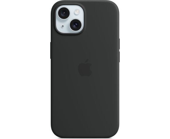 Чехол для мобильного телефона Apple iPhone 15 Silicone Case with MagSafe - Black,Model A3123 (MXPD3ZM/A)