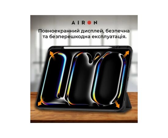 Чехол для планшета AirOn Premium SOFT iPad Pro 11 2024 + Film Black (4822352781128), изображение 7