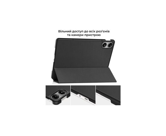 Чехол для планшета AirOn Premium Xiaomi Redmi Pad Pro 12.1 2024 + Film Black (4822352781131), изображение 4 Чехол для планшета AirOn Premium Xiaomi Redmi Pad Pro 12.1 2024 + Film Black (4822352781131), изображение 4