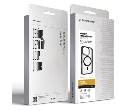 Чехол для мобильного телефона Armorstandart Unit MagSafe Apple iPhone 16 Pro Black (ARM78709), изображение 2