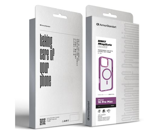 Чохол до мобільного телефона Armorstandart Unit MagSafe Apple iPhone 16 Pro Max Violet (ARM78719), зображення 2