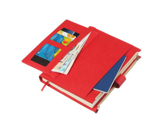 Еженедельник Buromax датированный 2025 ENIGMA, А5 красный (BM.2113-05), изображение 2 Еженедельник Buromax датированный 2025 ENIGMA, А5 красный (BM.2113-05), изображение 2