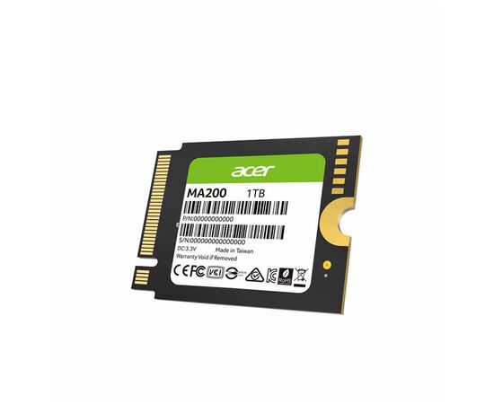 Накопитель SSD M.2 2230 1TB MA200 Acer (BL.9BWWA.154), изображение 2 Накопитель SSD M.2 2230 1TB MA200 Acer (BL.9BWWA.154), изображение 2
