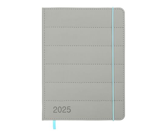 Еженедельник Buromax датированный 2025 AURA, А5 серый (BM.21100-09)