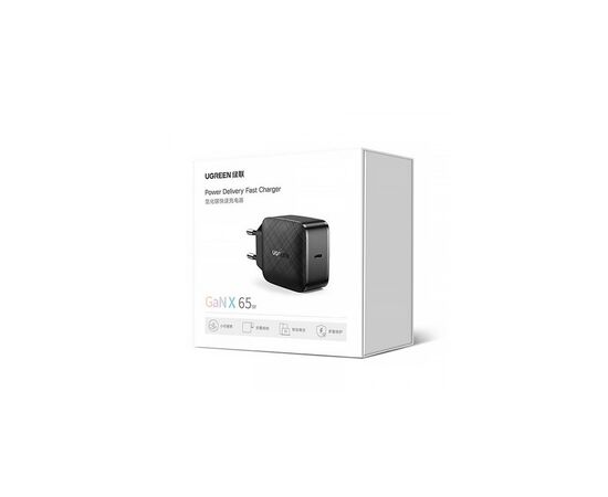 Зарядное устройство Ugreen CD217 65W Type-C PD GaN Charger (Black) (70817), изображение 3