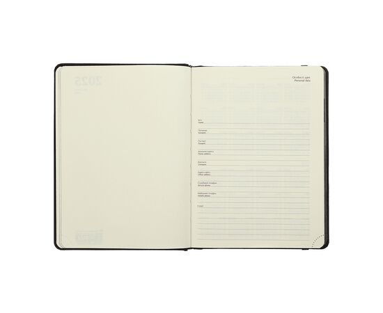 Еженедельник Buromax датированный 2025 STEEL, А5 синий (BM.2127-02), изображение 5