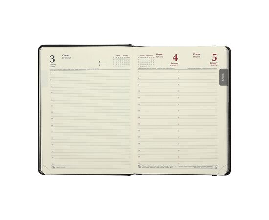 Еженедельник Buromax датированный 2025 STEEL, А5 синий (BM.2127-02), изображение 8