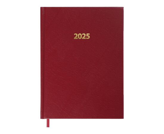 Тижневик Buromax датований 2025 STRONG, А5 темно-червоний (BM.2129-13)