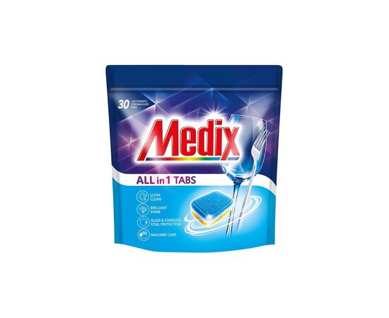 Таблетки для посудомоечных машин Medix All in 1 30 шт. (3801003002643)