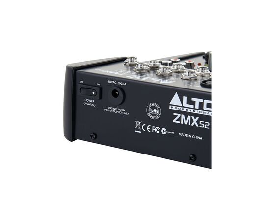 Микшерный пульт Alto Professional ZMX52, изображение 7 Микшерный пульт Alto Professional ZMX52, изображение 7