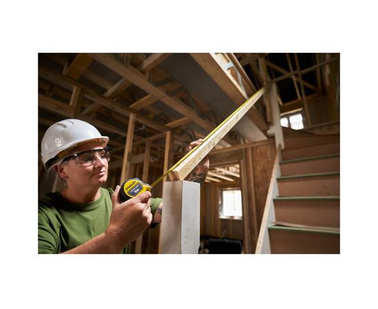 Рулетка Stanley CONTROL-LOCK, 5мх25мм, у прогумованому корпусі, з двосторонньою шкалою (STHT37231-0), зображення 11 Рулетка Stanley CONTROL-LOCK, 5мх25мм, у прогумованому корпусі, з двосторонньою шкалою (STHT37231-0), зображення 11