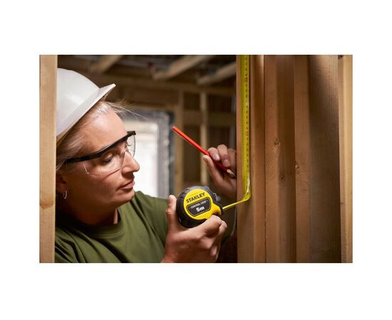 Рулетка Stanley CONTROL-LOCK, 5мх25мм, у прогумованому корпусі, з двосторонньою шкалою (STHT37231-0), зображення 12 Рулетка Stanley CONTROL-LOCK, 5мх25мм, у прогумованому корпусі, з двосторонньою шкалою (STHT37231-0), зображення 12