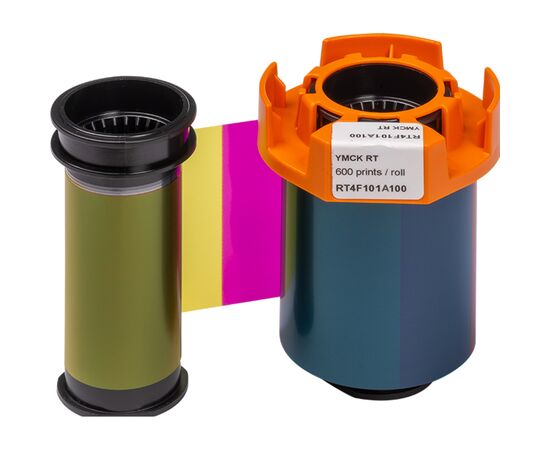 Ріббон Evolis до Agilia, YMCK, 600 відбитків (RT4F101M100)