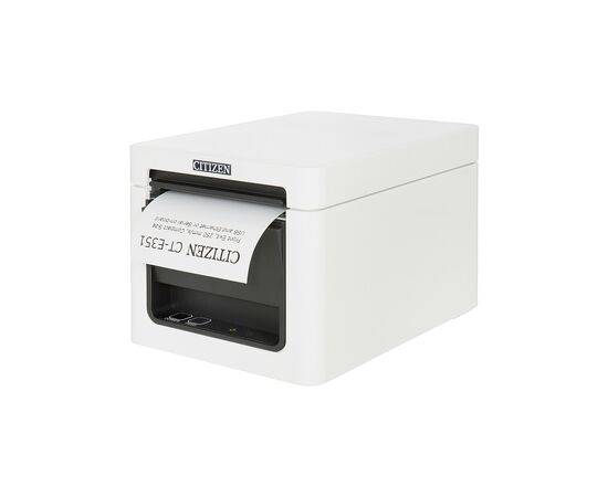Принтер чеков Citizen CT-E351, USB, RS232, white (CTE351XXEWX), изображение 2 Принтер чеков Citizen CT-E351, USB, RS232, white (CTE351XXEWX), изображение 2