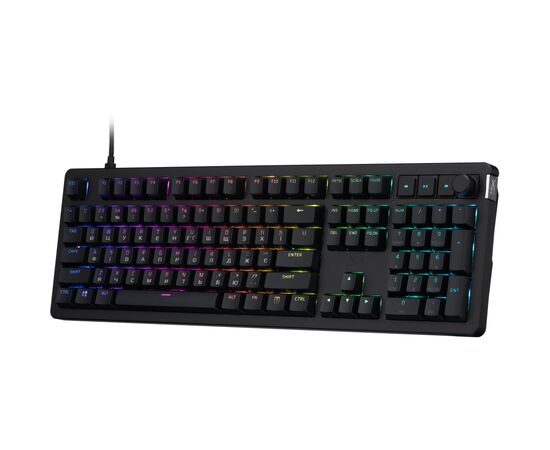 Клавиатура HyperX Alloy Rise PBT HX Red USB UA Black (7G7A3AA), изображение 3 Клавиатура HyperX Alloy Rise PBT HX Red USB UA Black (7G7A3AA), изображение 3