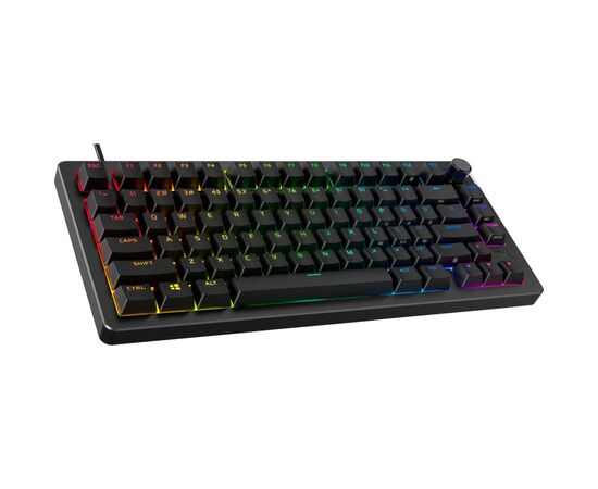 Клавиатура HyperX Alloy Rise 75 PBT HX Red USB UA Black (7G7A4AA), изображение 2 Клавиатура HyperX Alloy Rise 75 PBT HX Red USB UA Black (7G7A4AA), изображение 2