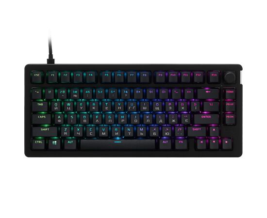 Клавіатура HyperX Alloy Rise 75 PBT HX Red USB UA Black (7G7A4AA)