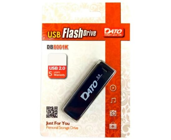 USB флеш накопичувач Dato 16GB DB8001 Black USB 2.0 (DB8001K-16G), зображення 3 USB флеш накопичувач Dato 16GB DB8001 Black USB 2.0 (DB8001K-16G), зображення 3