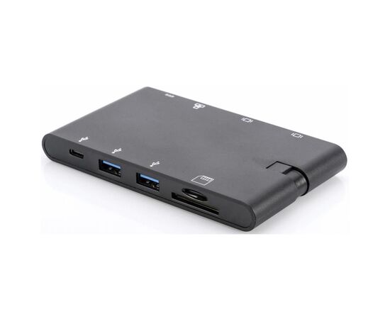 Порт-реплікатор Digitus Travel USB-C, 9 Port (DA-70865), зображення 5 Порт-реплікатор Digitus Travel USB-C, 9 Port (DA-70865), зображення 5