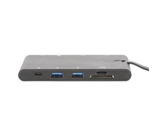 Порт-реплікатор Digitus Travel USB-C, 9 Port (DA-70865), зображення 7 Порт-реплікатор Digitus Travel USB-C, 9 Port (DA-70865), зображення 7