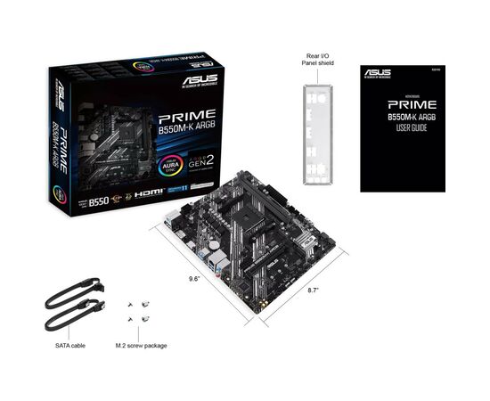 Материнская плата ASUS PRIME B550M-K ARGB, изображение 7