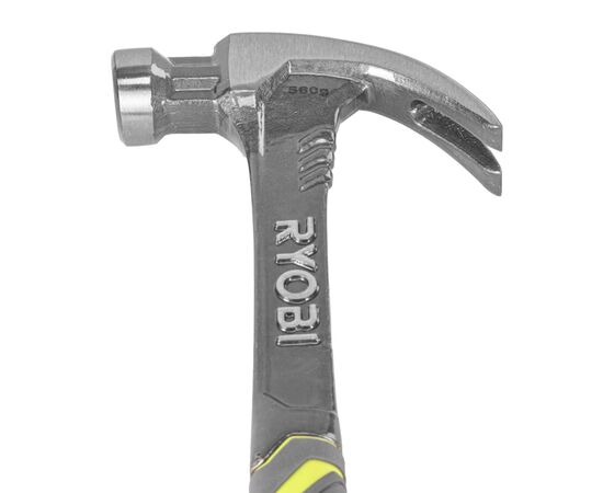 Молоток Ryobi столярный RHHSCC560, 560г, магнитный держатель, рукоятка стекловолокно (5132006036), изображение 8 Молоток Ryobi столярный RHHSCC560, 560г, магнитный держатель, рукоятка стекловолокно (5132006036), изображение 8