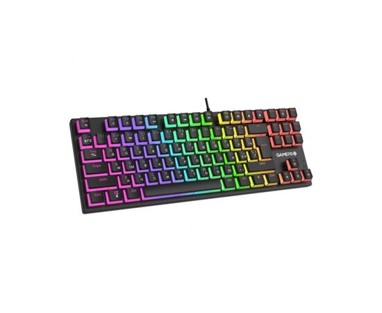 Клавиатура GamePro MK80B RGB Blue Switch USB Black (MK80B), изображение 2 Клавиатура GamePro MK80B RGB Blue Switch USB Black (MK80B), изображение 2