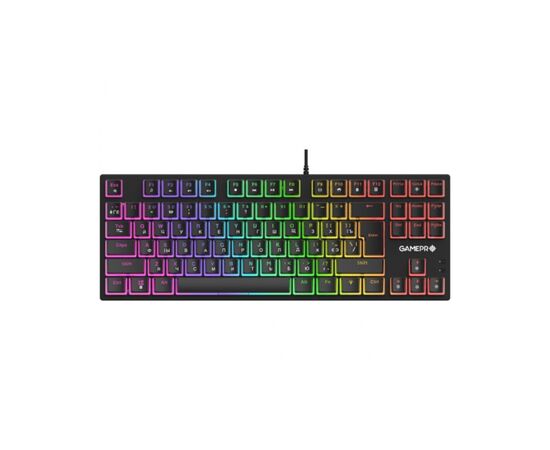 Клавиатура GamePro MK80B RGB Blue Switch USB Black (MK80B)